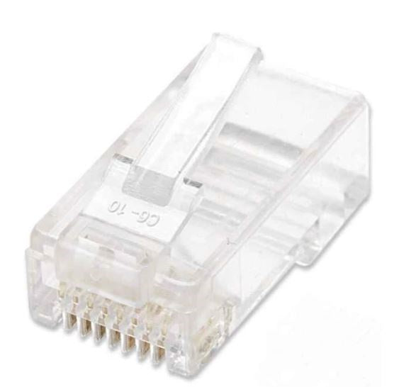 502344 PLUG RJ45 CAT6 MULTIFILAR UTP BOTE 100 PZAS ORO 15-MICRAS - 502344 PLUG RJ45 CAT6 MULTIFILAR UTP BOTE 100 PZAS ORO 15-MICRAS -